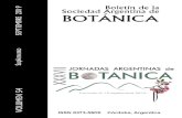 botanicaargentina.org.ar€¦ · BOLETÍN DE LA SOCIEDAD ARGENTINA DE BOTÁNICA Es el órgano de difusión de la Sociedad Argentina de Botánica encargado de editar trabajos cientíﬁ