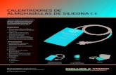 CALENTADORES DE ALMOHADILLAS DE SILICONA … · CALENTADORES DE ALMOHADILLAS DE SILICONA CE: FILTRO DE COMBUSTIBLE DIÉSEL El calentador de almohadilla de silicona flexible se ajusta
