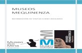 351 son los museos de Mequinenza 12 13) - MUSEOS 2013.pdf 10 paneles repartidos por el parque, en donde a través de códigos QR, podréis oír los audios, ver las reconstrucciones