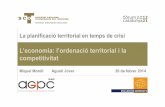 L’economia: l’ordenació territorial i laforum.scot.cat/downloads2/presentacio_miquel_morell.pdf · Fabricació de begudes i indústria del tabac Indústries tèxtils, cuir i