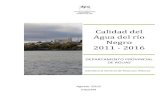 Calidad del Agua del río Negro 2011 - 2016dpa.rionegro.gov.ar/index.php?mlink=/download/archivos/00007640.… · en muestras tomadas en el río Negro correspondientes al período