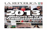 TERCERA ÉPOCA PUBLICACIÓN MENSUAL DICIEMBRE 2013 … · PUBLICACIÓN MENSUAL DICIEMBRE 2013 2013 Bitácora de la Transformación. COMITÉ EJECUTIVO NACIONAL ... por la Dirección