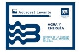 New AGUA Y ENERGÍA · 2019. 7. 23. · EN EL CICLO INTEGRAL DELAGUA. AGUA Y ENERGIA Aumento del precio de la energía Creciente presión sobre los recursos hídricos Concienciación