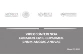 VIDEOCONFERENCIA Titulo (1) · 2015. 6. 1. · videoconferencia@fovissste.gob.mx. Orden del Día: Presentación del Seguro de Calidad. Presentación de Programa FOVISSSTE en Pesos