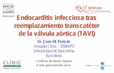 Endocarditis infecciosa tras reemplazamiento transcatéter de la …€¦ · de la válvula aórtica (TAVI) E-mail: jpericas@clinic.ub.es Dr. Juan M. Pericás Hospital Clínic –