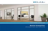 Divisorias de oficina Bohle FrameTec - Interempresas · 2017. 6. 27. · Divisorias de oficina Bohle FrameTec Ya al montarlo, el sistemas de marcos FrameTec de alta calidad da fe