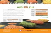 New Soluciones para Empanar - Pilarica · 2019. 10. 28. · CROQUETAS de sabores (proceso en frío) Proceso de elaboración: • Pesar el agua y aceite de la fórmula y lo vertemos