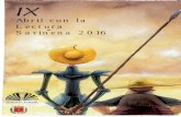 Abril con la Lectura Sarinena 2016€¦ · “El bandido cucaracha” una leyenda de Los Monegros adaptada e ilustrada por Saúl M. Irigaray. BIBLIOTECA DE SARIÑENA 18:00 HORAS.