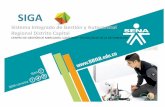 Presentación SIGA Articulación · • Proteger los activos de información del SENA desde la perspectivadela confidencialidad,integridady disponibilidad. • Salvaguardad la tecnología