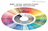 DUAL BRUSH PENS COLOR SELECTOR - Tombow Europe€¦ · 977 - saddle brown 992 - sand 990 - light sand 020 - peach appuccino al y 873 - coral t ale pink tion 772 - dusty rose 723 -