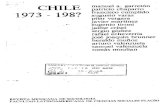 CHILE '1973 -198? · fndice CHILE 1973-1980 MANUEL ANTONIO GAlUlETÓN M. 7 . Modelo y proyecto político del ~gimen. militar chileno. PATRICIO CHAPARRO N. / FRANCISCO CUMPLIDO C.