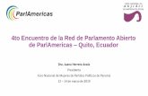 New Presentación de PowerPoint - ParlAmericas · 2020. 1. 9. · Integrado por mujeres de todos los partidos políticos vigentes, regido por principios de representatividad y concertación.
