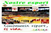 New Nº 17- Juliol de 2007. Patronat d’Esports de Castelló · 2007. 9. 4. · cartell del partit Espanya-República Txeca d’agost del 2007 Nostre esport bàsquet aficionat, nascuda