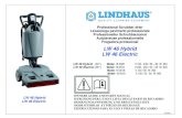 LW 46 Hybrid LW 46 Electric - Lindhaus USA · 2013. 8. 28. · CONGRATULACIONES: Nos felicitamos con ustedes al haber elegido LW46 Hybrid, una de las mejores fregadoras con dos motores