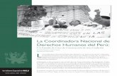 COORDINADORA NA CIONAL DE DERECHOS HUMANOS ......Un Informe Especial de WOLA Octubre del 2002 L a Coordinadora Nacional de Derechos Humanos1 en Perú es una de las coaliciones de derechos