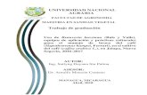 New Trabajo de graduación · 2019. 2. 1. · Segovia, 2016-2017. UNIVERSIDAD NACIONAL AGRARIA FACULTAD DE AGRONOMIA MAESTRIA EN SANIDAD VEGETAL Trabajo de graduación AUTOR: Ing.
