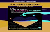 IX ASAMBLEA GENERAL · 2018. 12. 6. · IX Asamblea General - Granada Situación actual del Movimiento (2015) En 2012 se admitió en el Movimiento a la comunidad de sscc de Arequipa