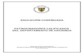 EDUCACIÓN CONTINUADA PATROCINADORES CALIFICADOS … · 2016. 6. 7. · educaciÓn continuada patrocinadores calificados del departamento de hacienda Área de polÍtica contributiva