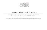 Agenda del Pleno - congreso.gob.pe€¦ · Grupo Parlamentario Alianza Para el Progreso. Comisión de Transportes. Dictamen en mayoría, con una fórmula sustitutoria, publicado en
