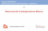 Resucitación Cardiopulmonar Básica · 2020. 10. 9. · MASAJE CARDÍACO EXTERNO SVB · Desfibrilación Externa Semi Automática · Ciudadanos Resucitación Cardiopulmonar Básica