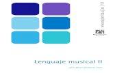 Lenguaje musical II - COnnecting REpositories · El lenguaje musical constituye la asignatura más importante de la especialidad puesto que engloba o incide en el resto de los contenidos