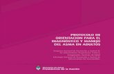 PROTOCOLO DE - Argentina.gob.ariah.salud.gob.ar/doc/Documento166.pdf · nérgicos y así relajan la musculatura lisa, inhiben la liberación de mediadores de las células cebadas