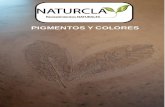 PIGMENTOS Y COLORES - Naturclay€¦ · los colores tienen pequeÑas variaciones de tonalidad entre las soluciones nature y las plus y estucos colores pavimentos continuos y estucos