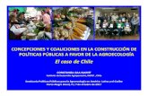 El caso de Chile - PP-AL · • Chile ha adoptado el modelo de la Revolución Verde para la producción de alimentos. • Chile basa su desarrollo silvoagropecuario en un Modelo Exportador,