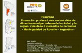 Presentación de PowerPoint · Ing. Agr. Raúl Terrile Los alimentos recorren grandes distancias entre producción y consumo Provincia de Santa Fe: - El 90% de municipios sancionaron