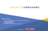 º - biblioteca.ua.es · BOLETÍN EURODESK MAYO 2016 Página 3 Documentación Resumen anual Eurodesk 2015 El informe recoge las diferentes actividades llevadas a cabo por la red Eurodesk