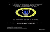 UNIVERSIDAD CARLOS III DE MADRID · Comparación de resultados en la cocina con tapa y sin tapa _____67 Evolución general de los experimentos _____70 6. CONCLUSIONES.....73 Trabajos