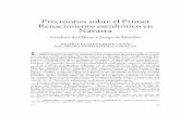 Precisiones sobre el Primer Renacimiento escultórico en ... · Renacimiento escultórico en Navarra Esteban de Obray y Jorge de Flandes PEDRO ECHEVERRÍA GOÑI RICARDO FERNANDEZ