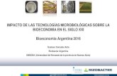 IMPACTO DE LAS TECNOLOGÍAS MICROBIOLÓGICAS SOBRE LA ...€¦ · IMPACTO DE LAS TECNOLOGÍAS MICROBIOLÓGICAS SOBRE LA BIOECONOMIA EN EL SIGLO XXI Bioeconomia Argentina 2016 Gustavo