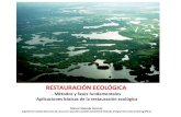 RESTAURACIÓN ECOLÓGICA - MITAREA · RESTAURACIÓN ECOLÓGICA - Métodos y fases fundamentales -Aplicaciones básicas de la restauración ecológica Manuel Mayorga Guzmán -Ingeniero