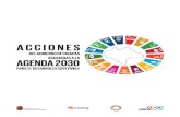 ACCIONES - agenda2030.chiapas.gob.mx€¦ · contempla enfoques transversales para la integralidad de las políticas de desarrollo respecto a las tres dimensiones del desarrollo sostenible,