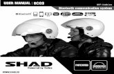 BC03 - Shad · Para una mejor utilización del sistema SHAD BC03, por favor lea este manual y luego guárdelo en lugar seguro o consúltelo en Carga del SHAD BC03 Antes de utilizar