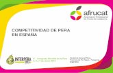 COMPETITIVIDAD DE PERA EN ESPAÑAareflh.org/images/stories/PDF/Dossiers/INTERPERA/interpera_2013/3… · Innovación varietal Manejo y técnicas de cultivo Protección vegetal Manejo