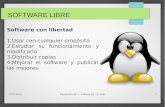 SOFTWARE LIBRE · Abr. 2008 Decreto 1014 en Ecuador Establece como política pública la utilización de software libre en los sistemas y equipamientos informáticos de las Entidades