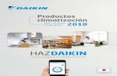 Productos climatización - static.miweb.padigital.es · India Equipos Daikin con Refrigerante R-32. Equipos Daikin R-32 Productos Daikin 2018. Además de ofrecer aire acondicionado,