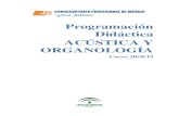 Programación Didáctica ACÚSTICA Y ORGANOLOGÍAconservatoriodebaza.com/wp-content/uploads/2018/12/PD-AYO-201… · acÚstica y organologÍa curso 2018/19 . 1 Índice página 1.
