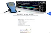 Rev 1.8 Aaronia SPECTRANcem.teleingenieria.es/WebRoot/StoreES/Shops/eb5065/506C/5073/8… · Múltiples opciones incluyendo amplificador interno, medidor de potencia pico, sensor