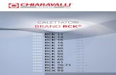 CALETTATORI BRAND RCK - Rulmenti Chiaravalli Group Diodor... · permanente dello 0.2% (N/mm2) Pm = Pressione specifica esercitata dal 2calettatore sul mozzo (N/mm ) C = Coefficiente