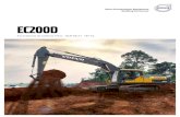 Volvo Brochure Crawler Excavator EC200D Spanish LAM · La excavadora de cadenas Volvo EC200D ofrece una velocidad de giro óptima, una excelente operación combinada, fuerzas de excavación
