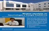 Nuevo servicio Neumología y Alergia Pediátrica€¦ · El nuevo servicio de estará a cargo de la Dra. Mª luz García García. Neumología y Alergia Pediátrica Capio Hospital