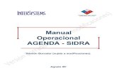 Manual Operacional AGENDA - SIDRA · AGENDA - SIDRA Versión Borrador (sujeto a modificaciones). Agosto 09 ...