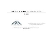 XCELLENCE SERIES...XCELLENCE SERIES X-12C X-15C X-18W Pol.Ind.Norte-Perpinyà,25 08226 TERRASSA (Barcelona-SPAIN) info@master-audio.com Manual de usuario / User’s manualESPAÑOL