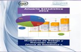 Ministerio de Trabajo y Previsión Social de El Salvador · Web viewMinisterio de Trabajo y Previsión Social Oficina de Estadística e Informática Anuario Estadístico 2014 Valores