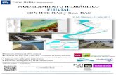 MODELAMIENTO HIDRÁULICO FLUVIAL CON HEC-RAS y Geo-RAS … · - Generación de geometrías completas (secciones, áreas inefectivas de flujo, obstrucciones, viaductos y distribución