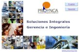 English Spanish - proynca.net · Trinmar - Petrotrin Energy Solution Group Processes Unlimited Colombia Argentina México Bolivia Nigeria Perú Ecuador Venezuela T&T Ubicación de