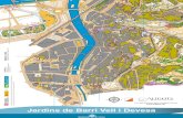 Equidistància de corbes: 5 m. - Ajuntament de Girona | Inici · Jardins de Barri Vell i Devesa Per a més informació sobre l’orientació a Girona N S O E 1:5.000 Equidistància